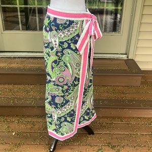 Lilly Pulitzer wrap skirt